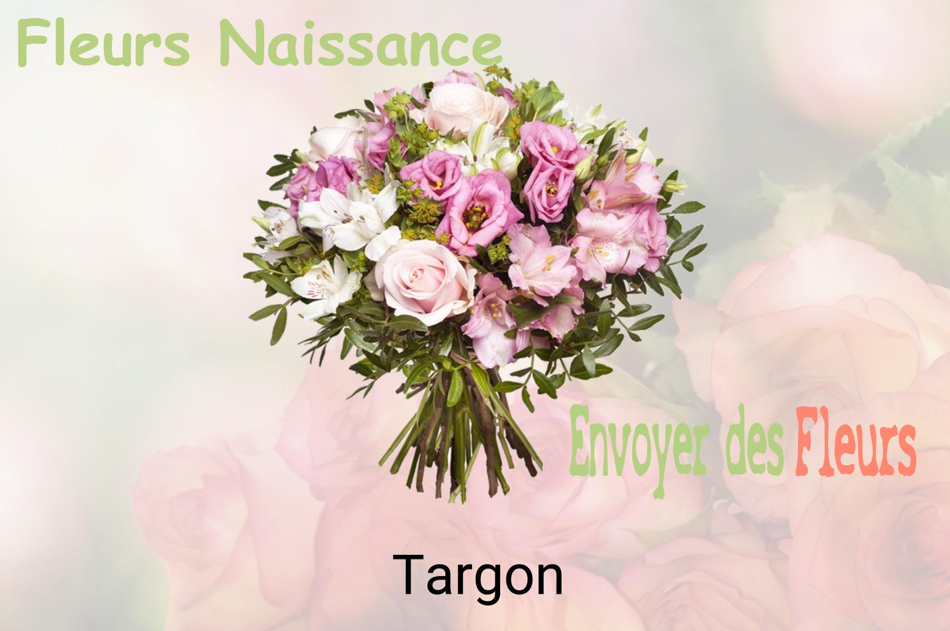 Bouquet de fleurs de naissance livré à Targon